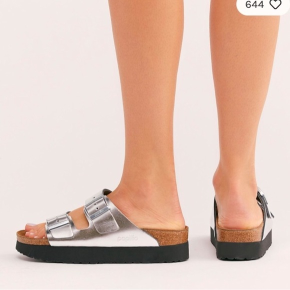 NEW Birkenstock papillio Arizona platform sandals